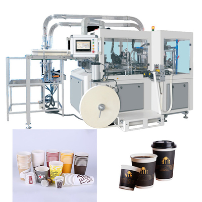 ISO 4oz To 16oz Disposable Coffee Cups Machine 130-160 Pcs/Min